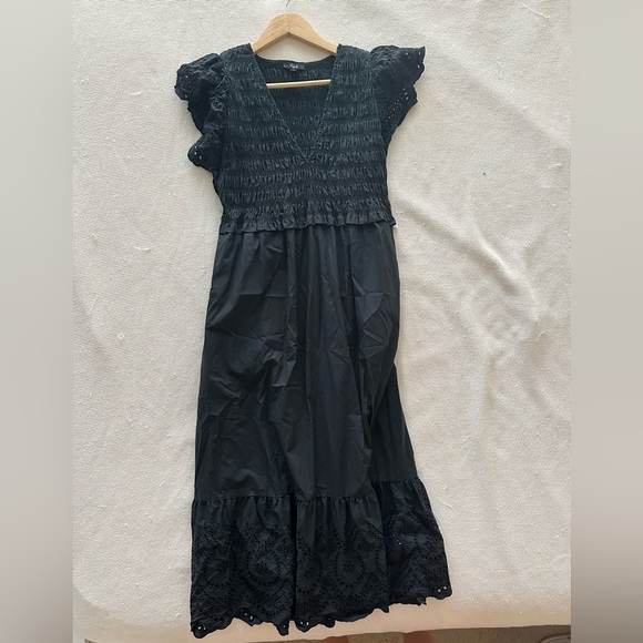 Rails Black  Clementine Eyelet Midi Dress - Picture 5 of 10